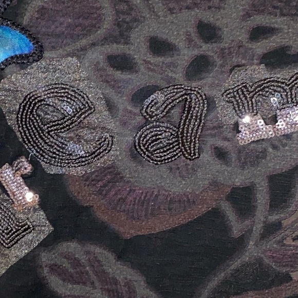 Women’s rare Desiguel multi-pattern Dream L/S knit top. Like new. - Picture 5 of 12